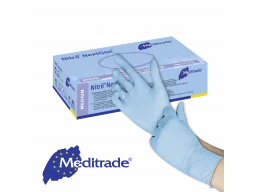Meditrade Nitril Einmalhandschuh puderfrei